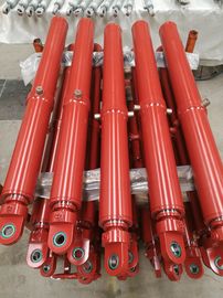 Linea rotonda funzionamento di dovere 3000PSI di Rod Custom Hydraulic Cylinders Medium del pistone