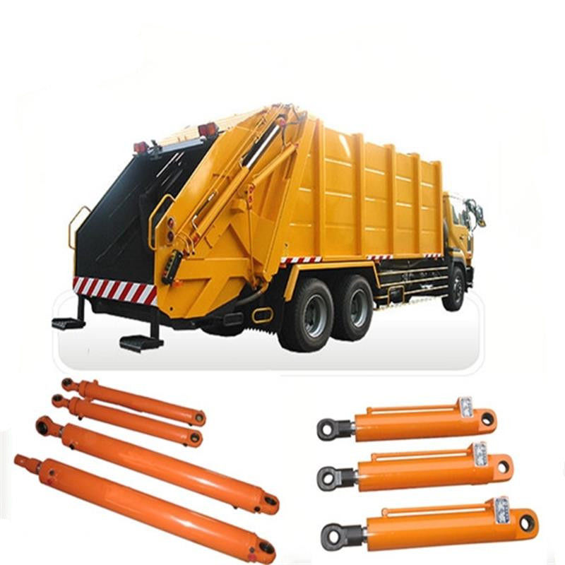 Cilindri idraulici del camion di immondizia dei veicoli di risanamento/doppi cilindri idraulici sostituti